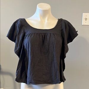 American Eagle Women's Gray Top